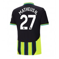 Fotbalové Dres Manchester City Matheus Nunes #27 Venkovní 2024-25 Krátký Rukáv